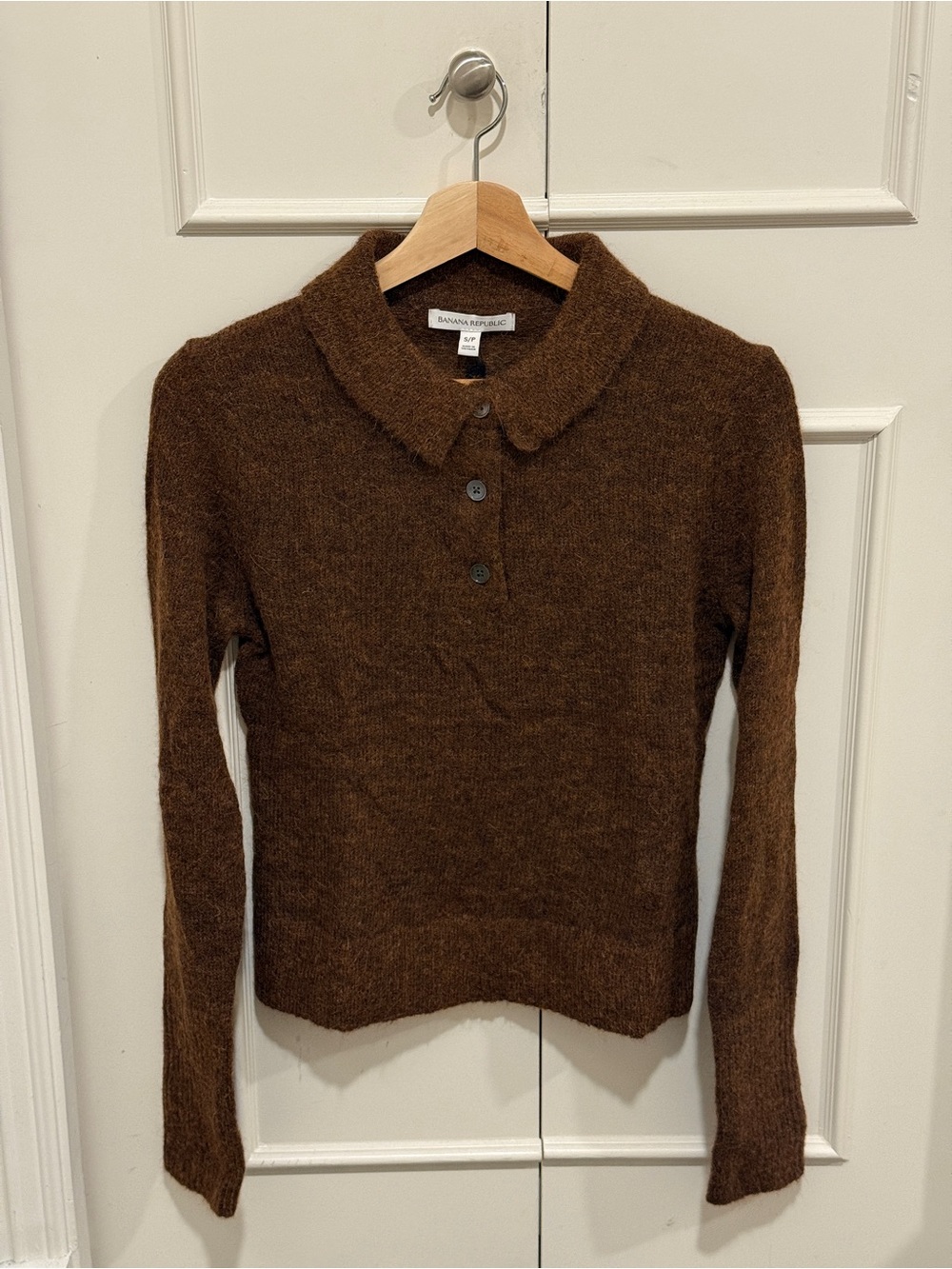 Banana Republic Alpaca Blend Polo Sweater